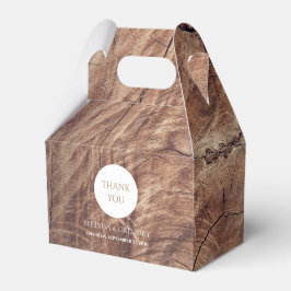 Rustic Wood Bröllop Presentaskar