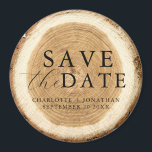 Rustic Wood Bröllop spara datum Magnet<br><div class="desc">Rustic Wood Bröllop spara datum Magnet</div>