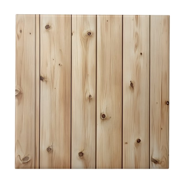 Rustic Wood Ceramic Tile Kakelplatta (Framsidan)