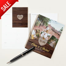 Rustic Wood Engaged Couple Bride-2-B Photo Collage
