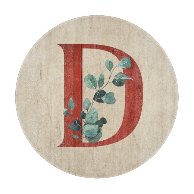 Rustic Wood & Eucalyptus Brev D (Framsidan)