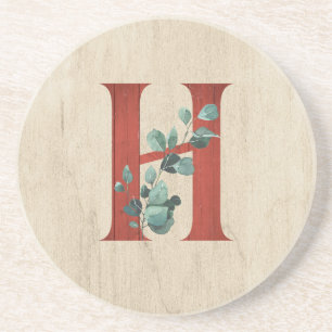 Rustic Wood & Eucalyptus Brev H Underlägg