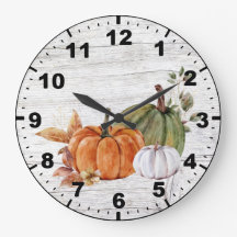 Rustic Wood Fall Autumn Pumpkins Greenery