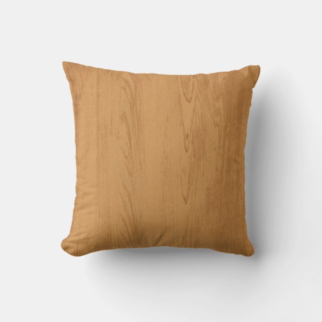 Rustic Wood Grain Dekorativ kudde (Framsida)