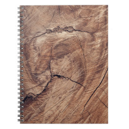 Rustic Wood Grain Struktur Design Anteckningsbok