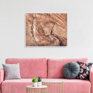 Rustic Wood Grain Struktur Design Canvastryck