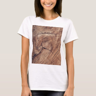 Rustic Wood Grain Struktur Design T Shirt