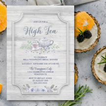 Rustic Wood High Tea Möhippa