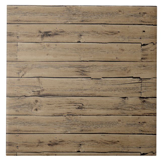 Rustic Wood Kakelplatta (Framsidan)