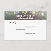 Rustic Wood Ljus Bröllop OSA