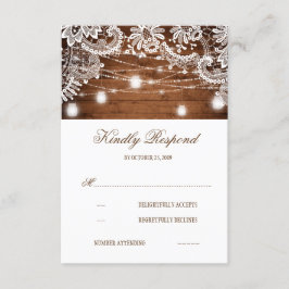 Rustic Wood Mason Burk Ljus Snöre Bröllop OSA