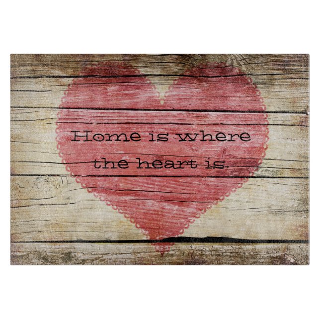 Rustic Wood med hjärta (Framsidan)