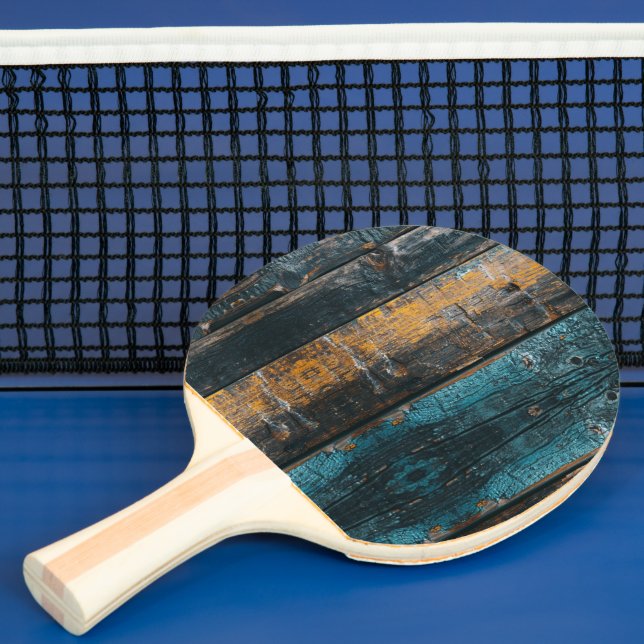 Rustic Wood med Mongram Pingisracket (Insitu)