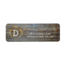 Rustic Wood Monogrammed | LAND WESTERNA BRÖLLOP