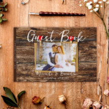 Rustic Wood Photo Bröllop