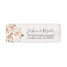 Rustic Wood & Romantic Ro Shabby chic Adress