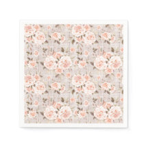 Rustic Wood & Romantic Ro Shabby chic Bröllop