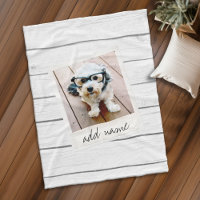 Rustic Wood Shiplap Vintage Square Photo Ram
