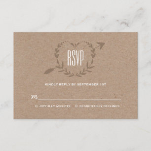 Rustic Wood Slice   OSA Kort