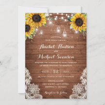 Rustic Wood Solros String Ljus Snöre Mason Burk