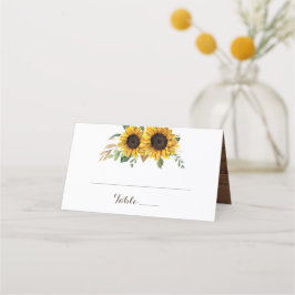 Rustic Wood Solros String Ljus Snöre Mason Burk Placeringskort