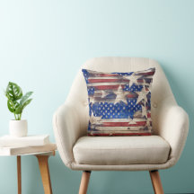 Rustic Wood Stars och stripes