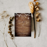 Rustic Wood String Ljus Bröllop QR Code OSA Inbjudningar<br><div class="desc">Modern och elegant design skriver ut Chic Rustic Wood String Ljus Calligraphy Script Minimal QR Code OSA Bröllbjudan som kan anpassas med din text. Klicka på knappen "Anpassa" och använda verktyg som är utformat för att ändra mallen. Kolla in Graphic Art Design-arkivet för andra produkter som matchar den här designen!...</div>
