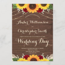 Rustic Wood String Ljus Solros Ro Bröllop