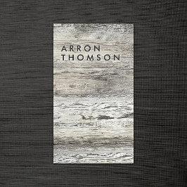 Rustic Wood Visitkort