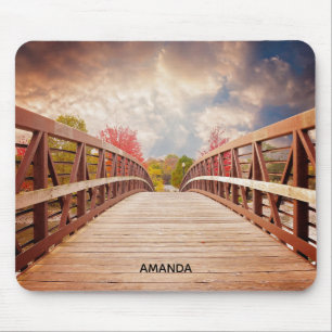 Rustic Wooden Bridge i Land Musmatta