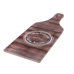 Rustic Wooden Weasted Fence Faux Engraved