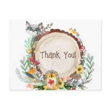 Rustic Woodland Animals Baby Shower Greenery Tack