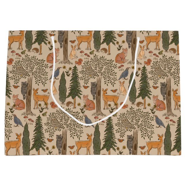 Rustic Woodland Animals Boy Baby Shower (Framsidan)