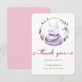 Rustic Woodland Cute Rabbit Baby Shower Tack
