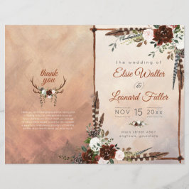 Rustic Woodland Feathers and Blommigt Bloom