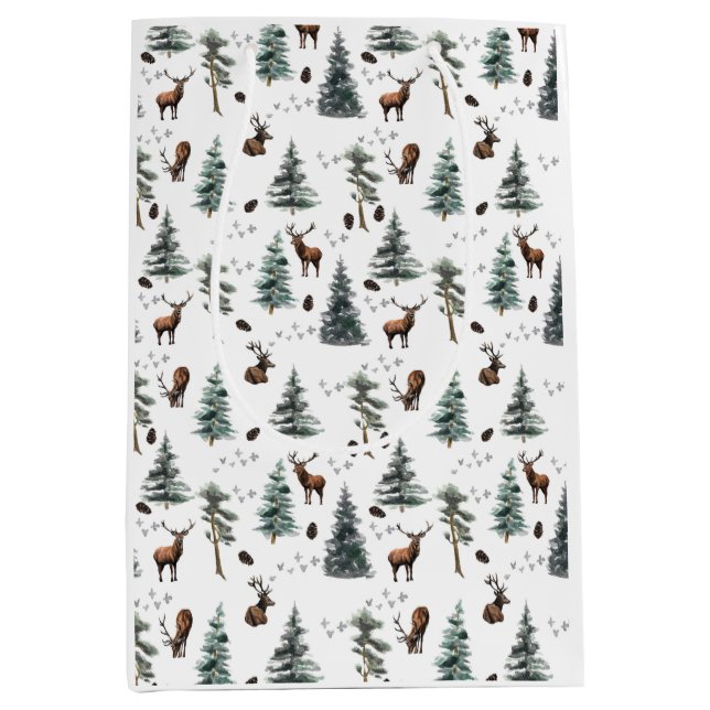 Rustic Woodland Forest Deer/Buck Christmas  (Framsidan)