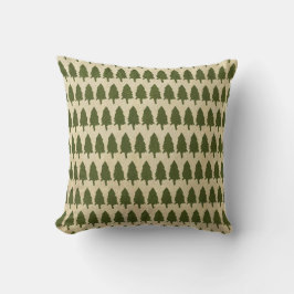 Rustic Woodland Gräs Träd Pillows Kudde