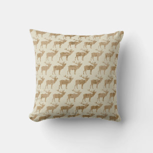 Rustic Woodland Hjort Elk Pillow Kudde