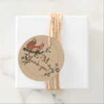 Rustic Woodland Squirrel Kraft Monogram Tack Gåvor Etiketter<br><div class="desc">Moderna folkbokförda märkre i rött skog Lägg till ett par eller individer initialer,  monogram för att skapa en unik märkre för favörer,  kuvert,  dekorationer med mera.</div>
