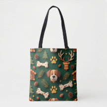 Rustic Woodland Tote Bag – Lodge‑Inspired Pet