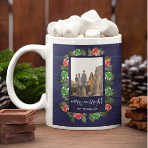 Rustic Woodland Whimsical Mushroom-jul Kaffemugg