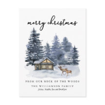 Rustic Woodlands God jul