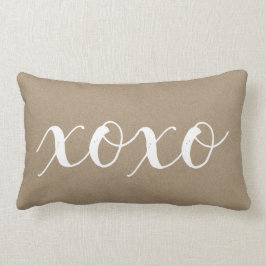 Rustic xoxo Dekorativ kudde