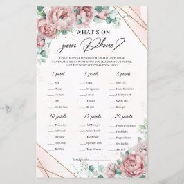 Rustig blommigt Vad finns i ditt Mobila spel