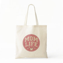 Rustig Burgundy Mom Life-väska