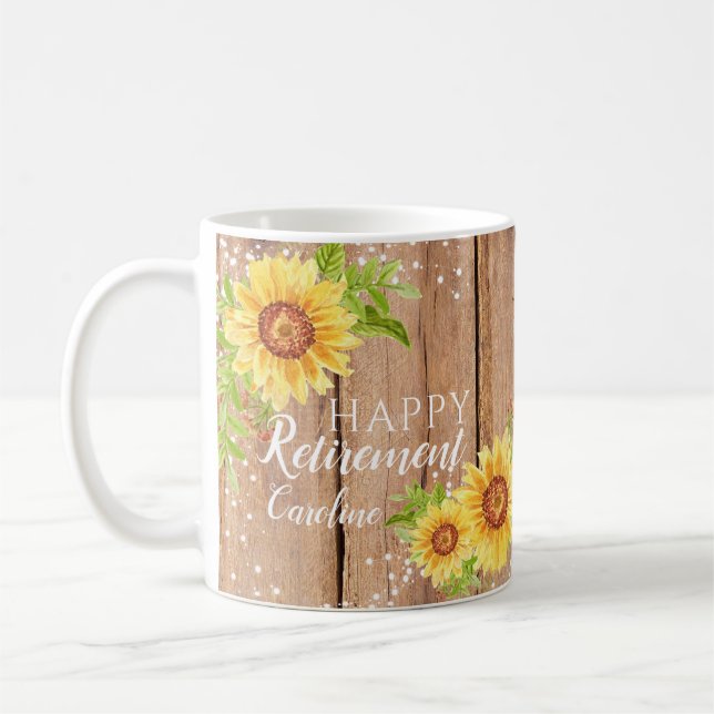 Rustig Glad Pension Floral Mugg (Vänster)