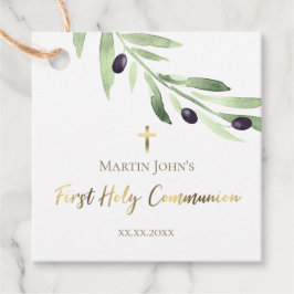 Rustig grey-oliver gren Första kommunen Gåvor Etiketter