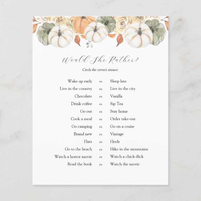 Rustig höst skulle hon hellre spela (Framsida)