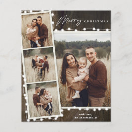 Rustig jul, Ljus 4, fotoHelgdagskort