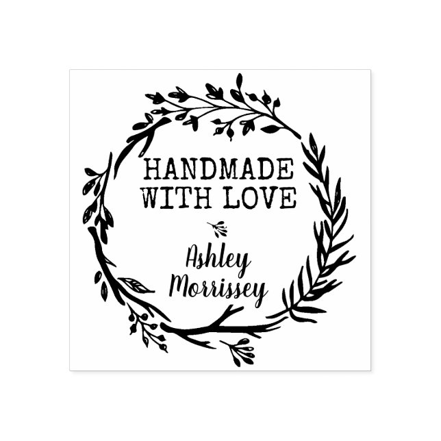 Rustig kransköljning Skapa din egen. Stämpel (Tryck)